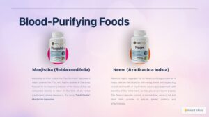 Blood purifying foods 