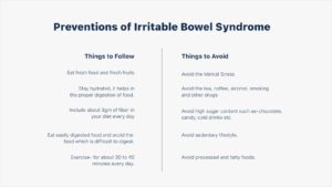 Preventions of IBS