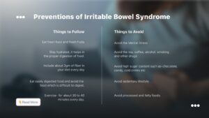 Prevention of IBS